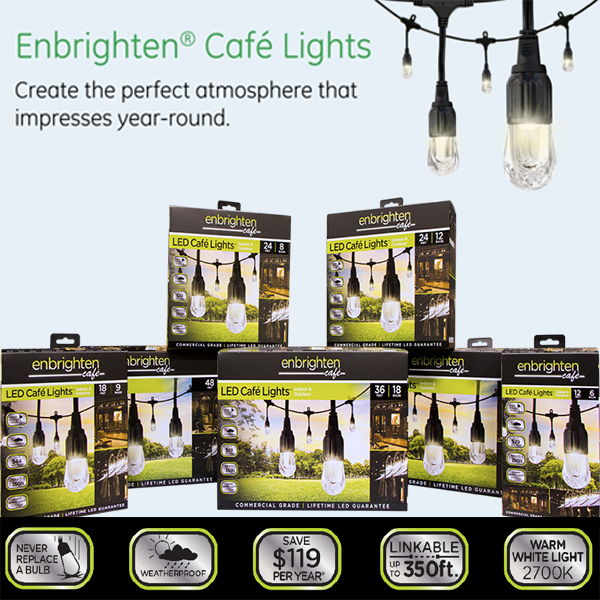 Jasco Introduces Enbrighten® LED Café String Lights – Jones Sales ...